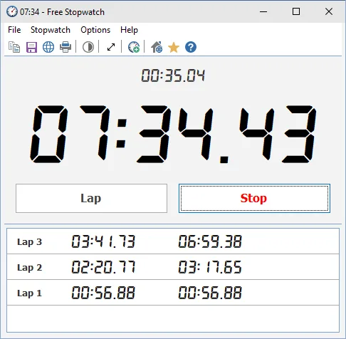 Cronómetro screenshot 1