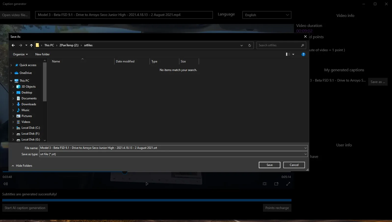 Generador de subtítols screenshot 5