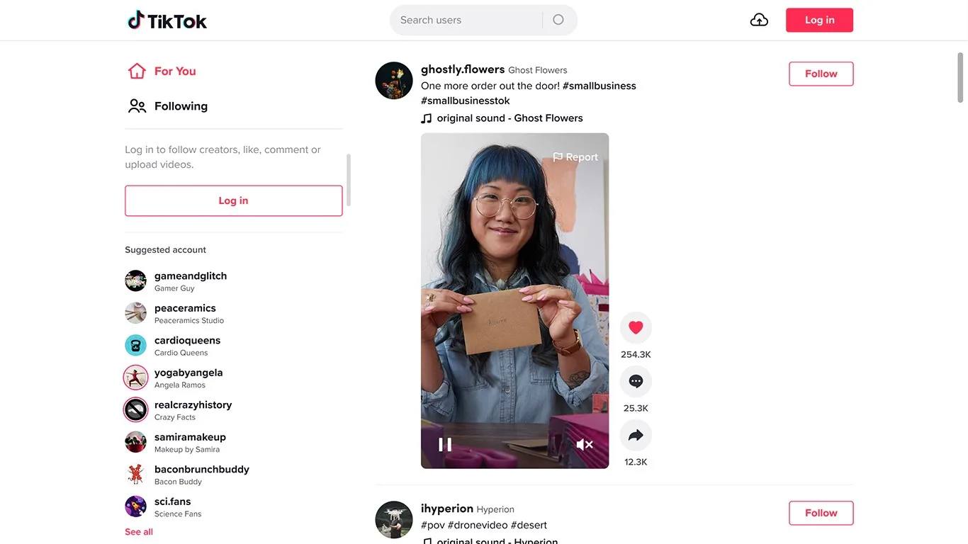 TikTok screenshot 1