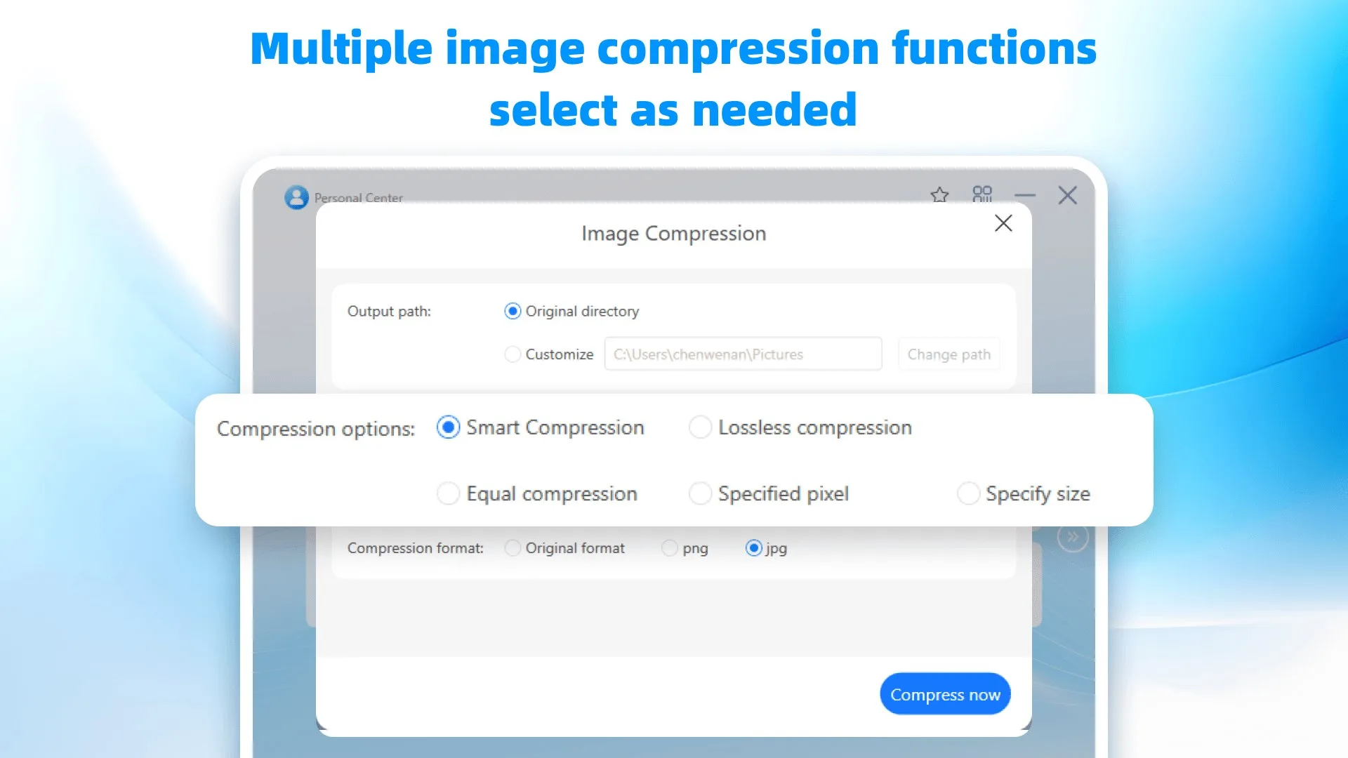 Maestro de compresión de imágenes screenshot 2
