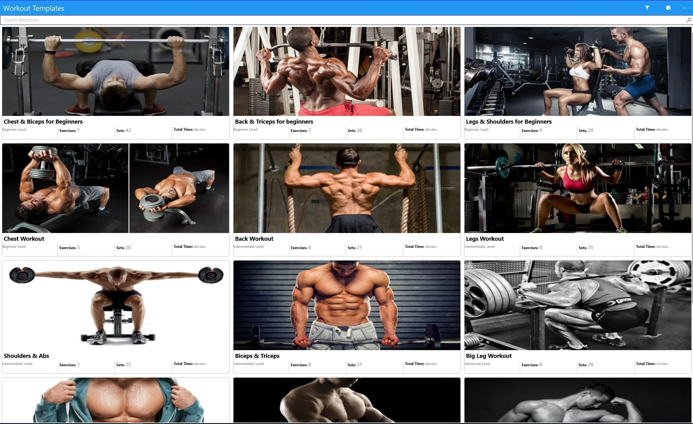 myWorkout - Fitness Training screenshot 5