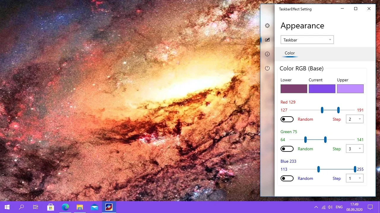 TaskbarEffectLT screenshot 1