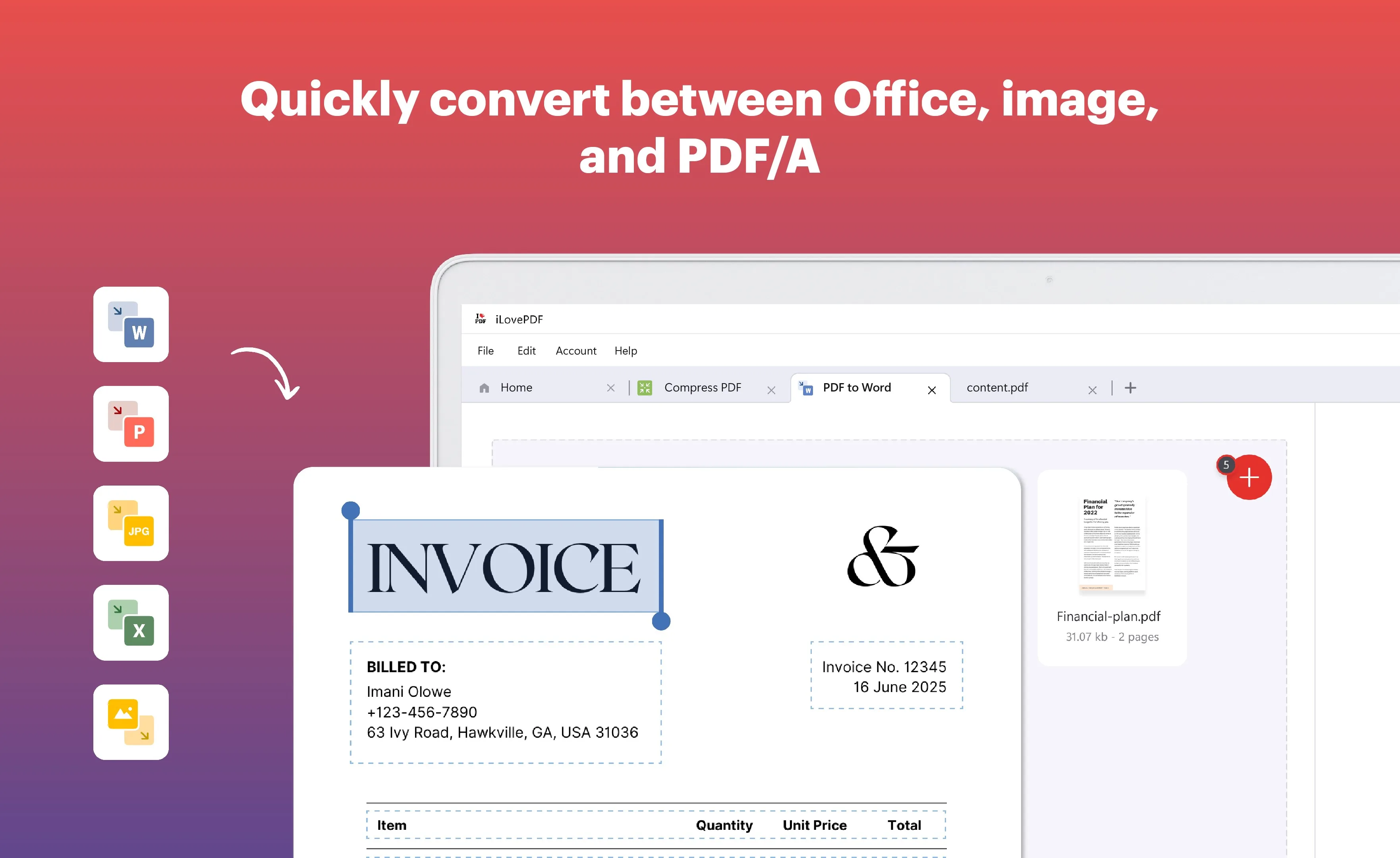 iLovePDF: Читач і редактор PDF screenshot 1