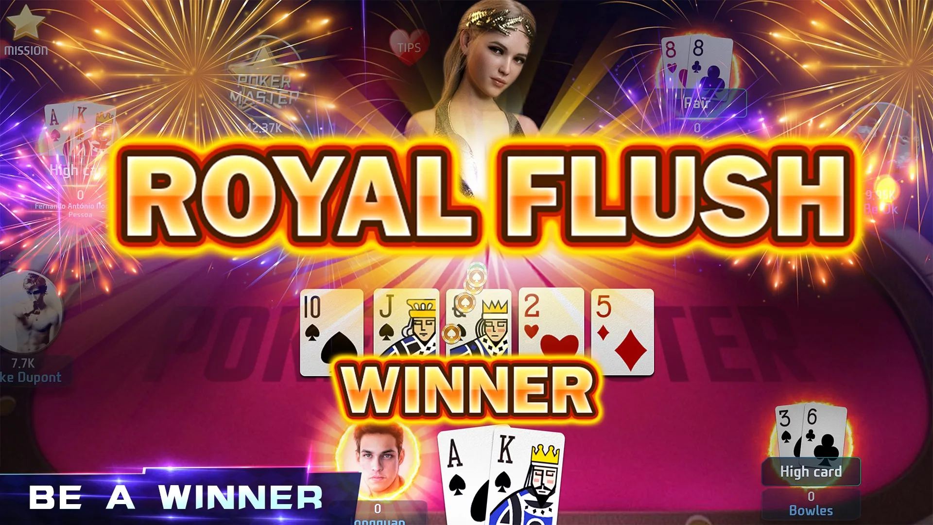 Poker Master - Техасский Холдем Покер, Рулетка, Блэкджек, Баккара, Омаха, Игровой автомат, Тин Патти screenshot 3