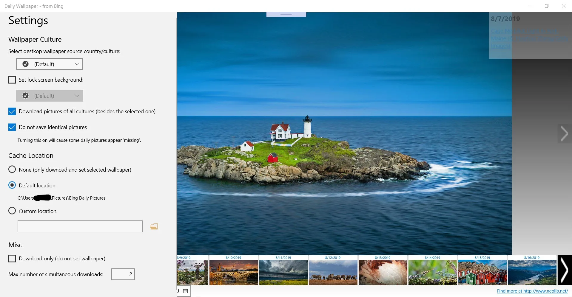 Daily Wallpaper - de Bing screenshot 1