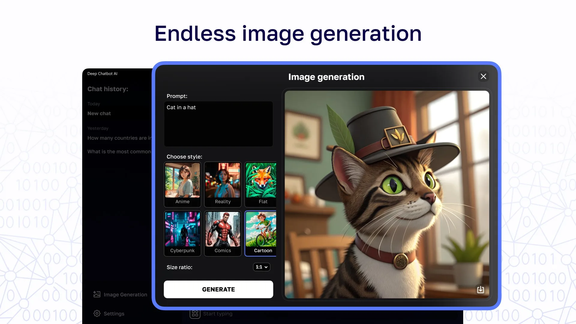 Deep Chatbot AI - Image & Text Generation screenshot 4