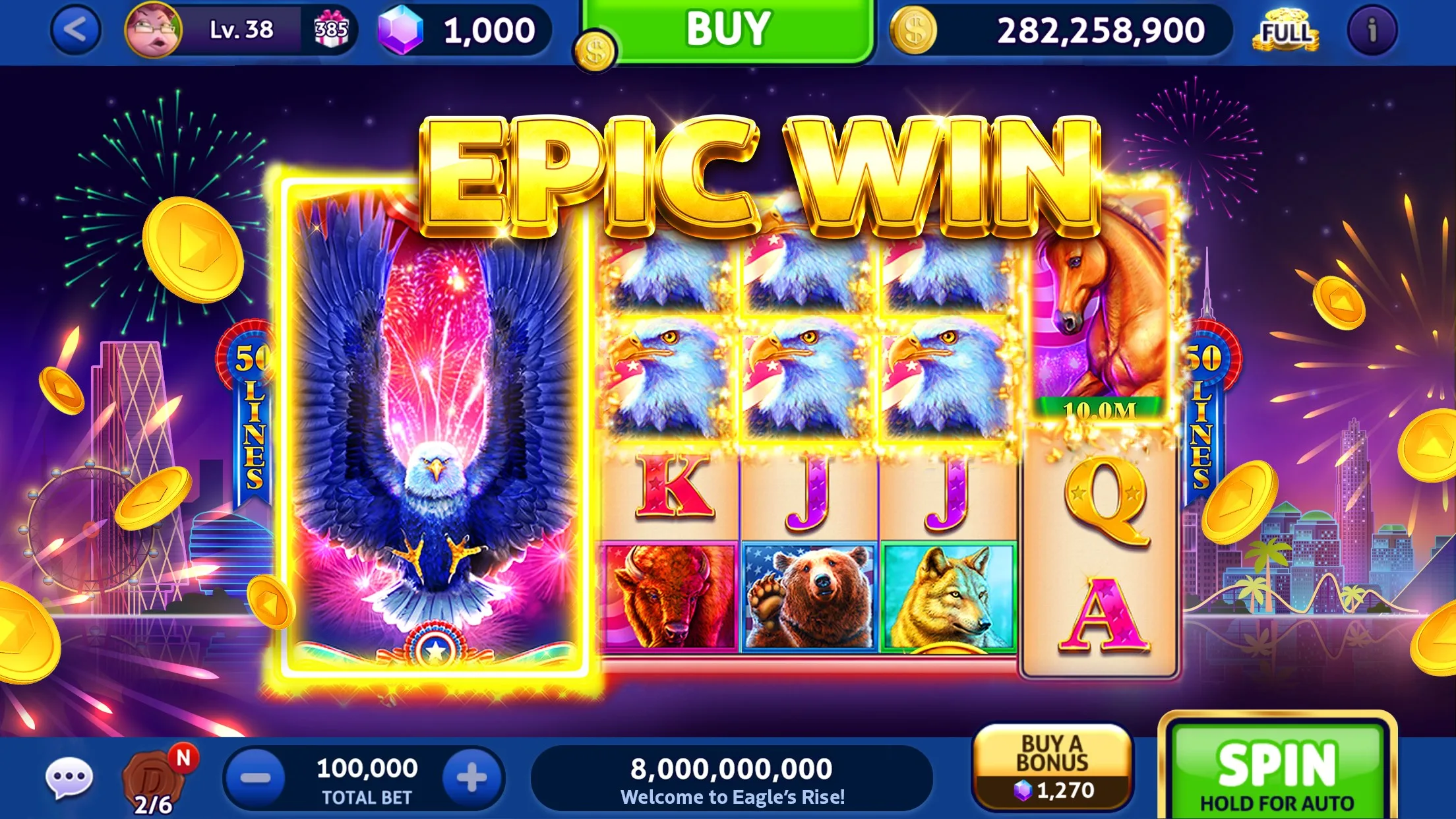 Cash Billionaire Casino - Slot Machine Games screenshot 2