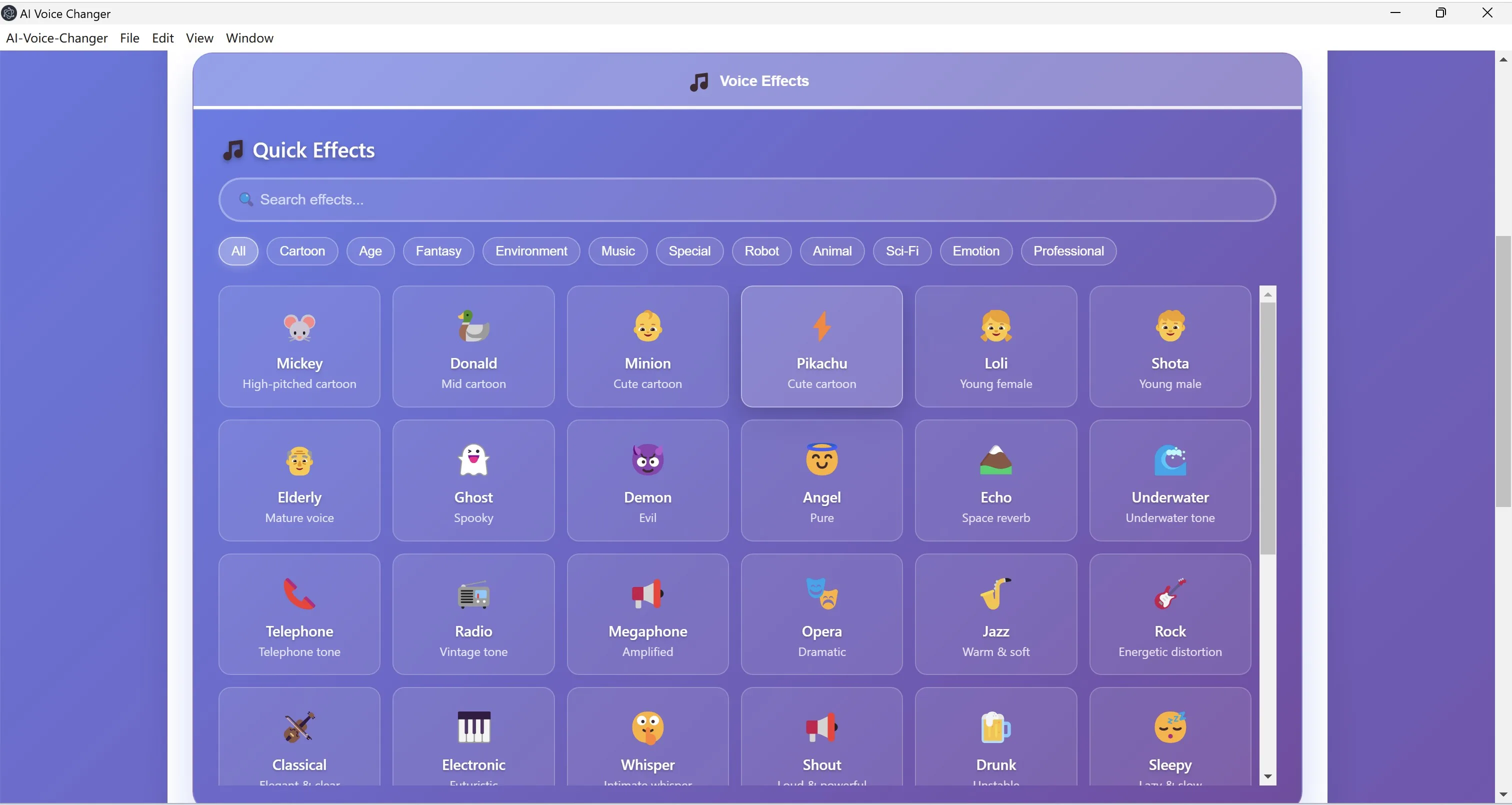 Cambiador de voz con IA screenshot 2