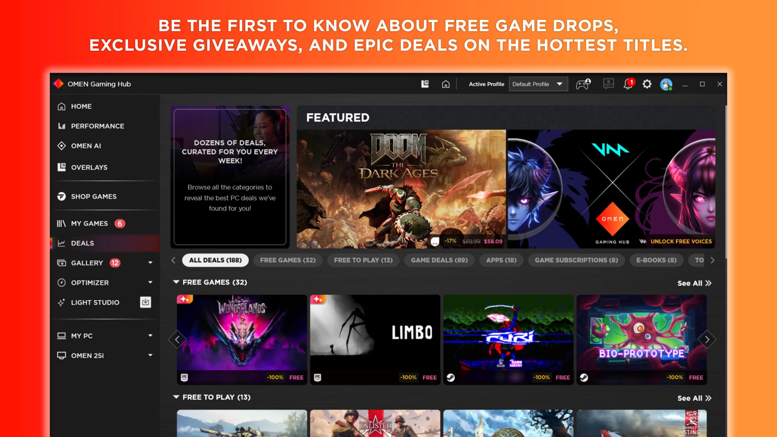 OMEN Gaming Hub screenshot 3