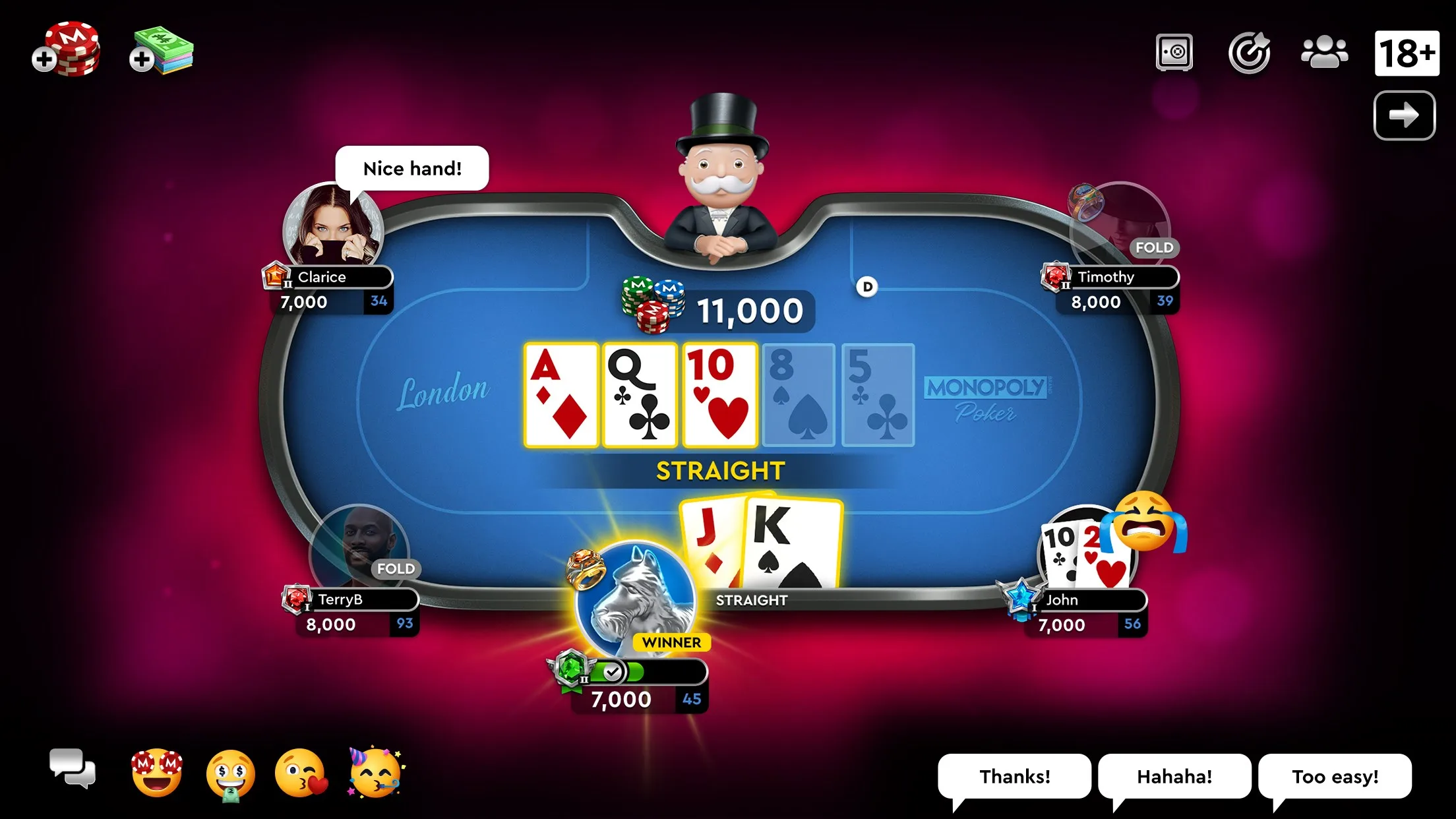 MONOPOLY Poker screenshot 5