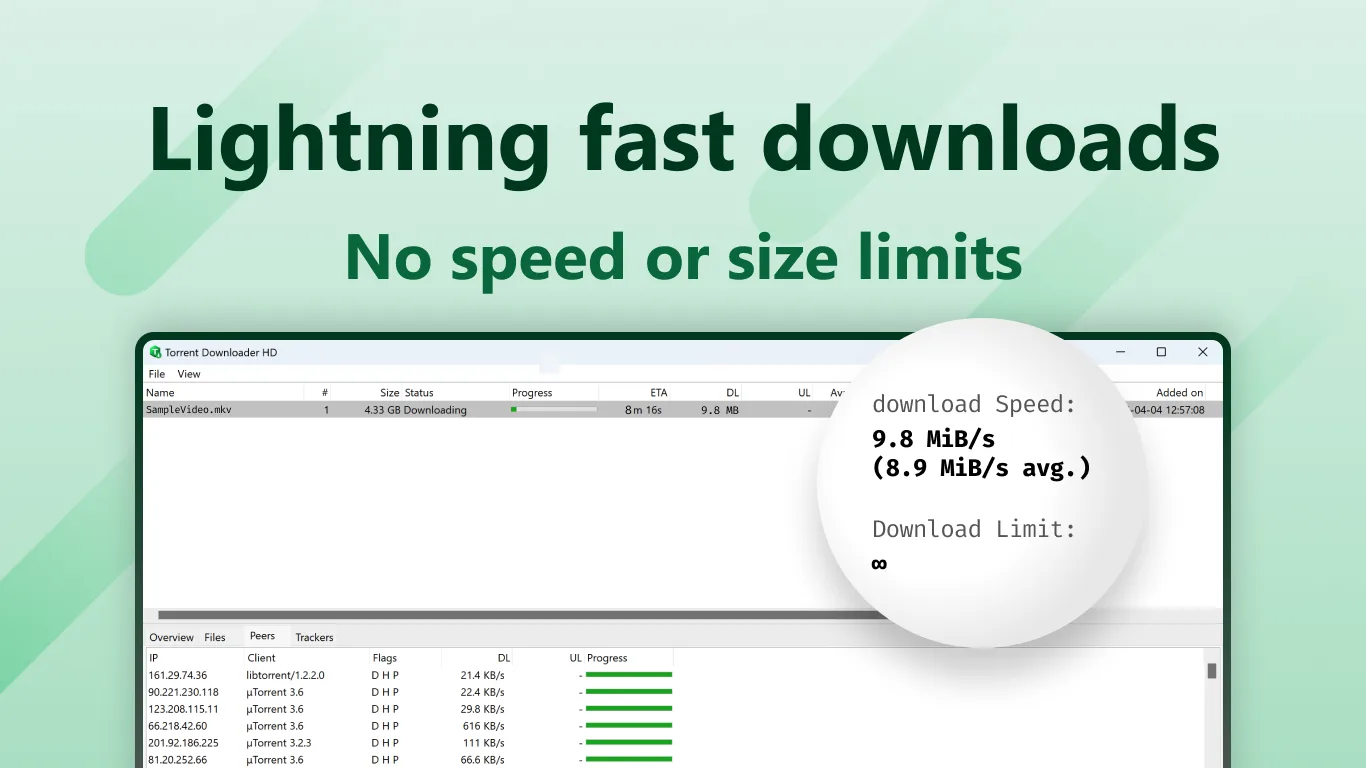 Torrent Downloader HD screenshot 2