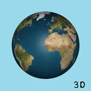 Земля 3D карта.