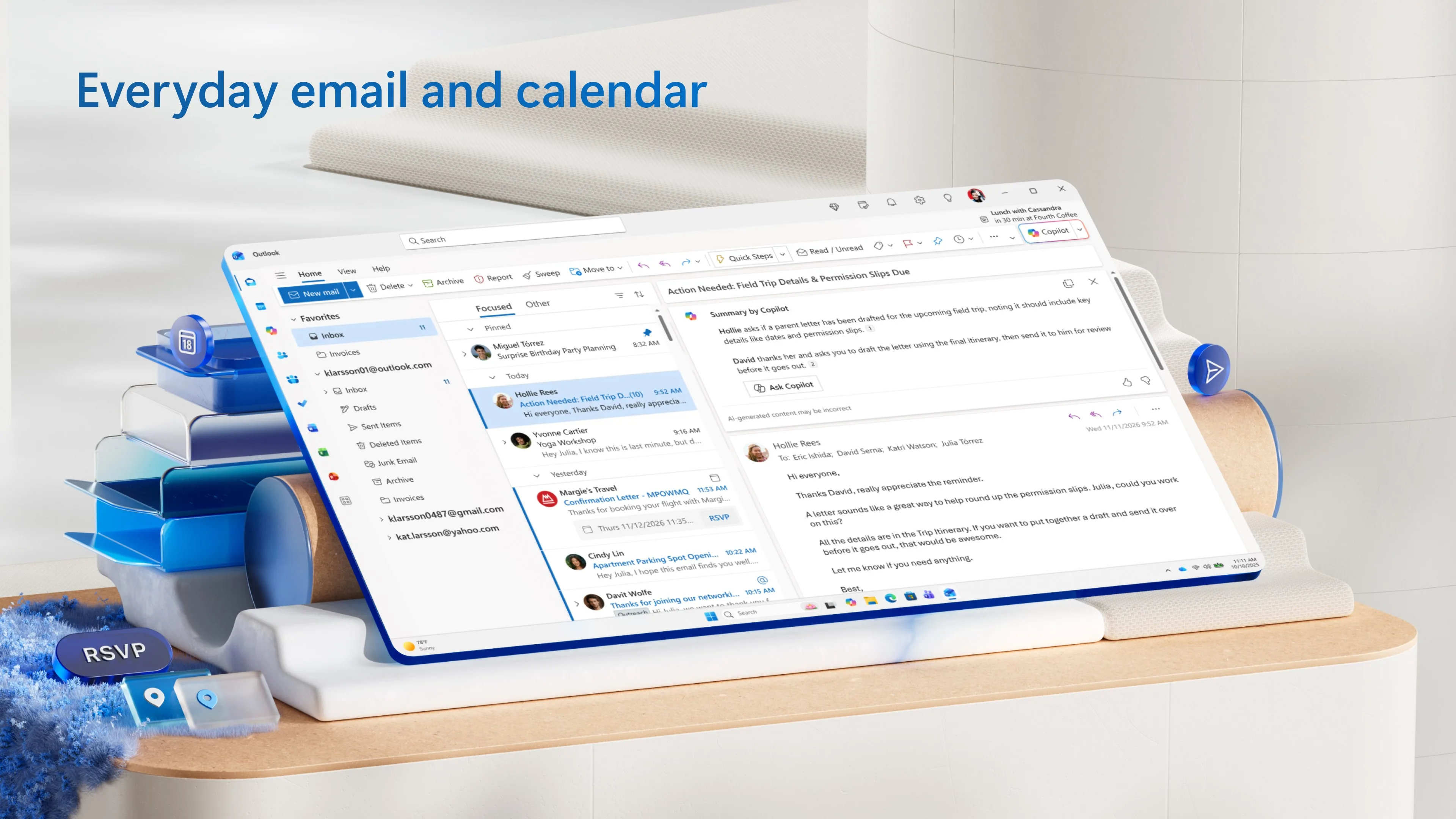 Outlook для Windows screenshot 1