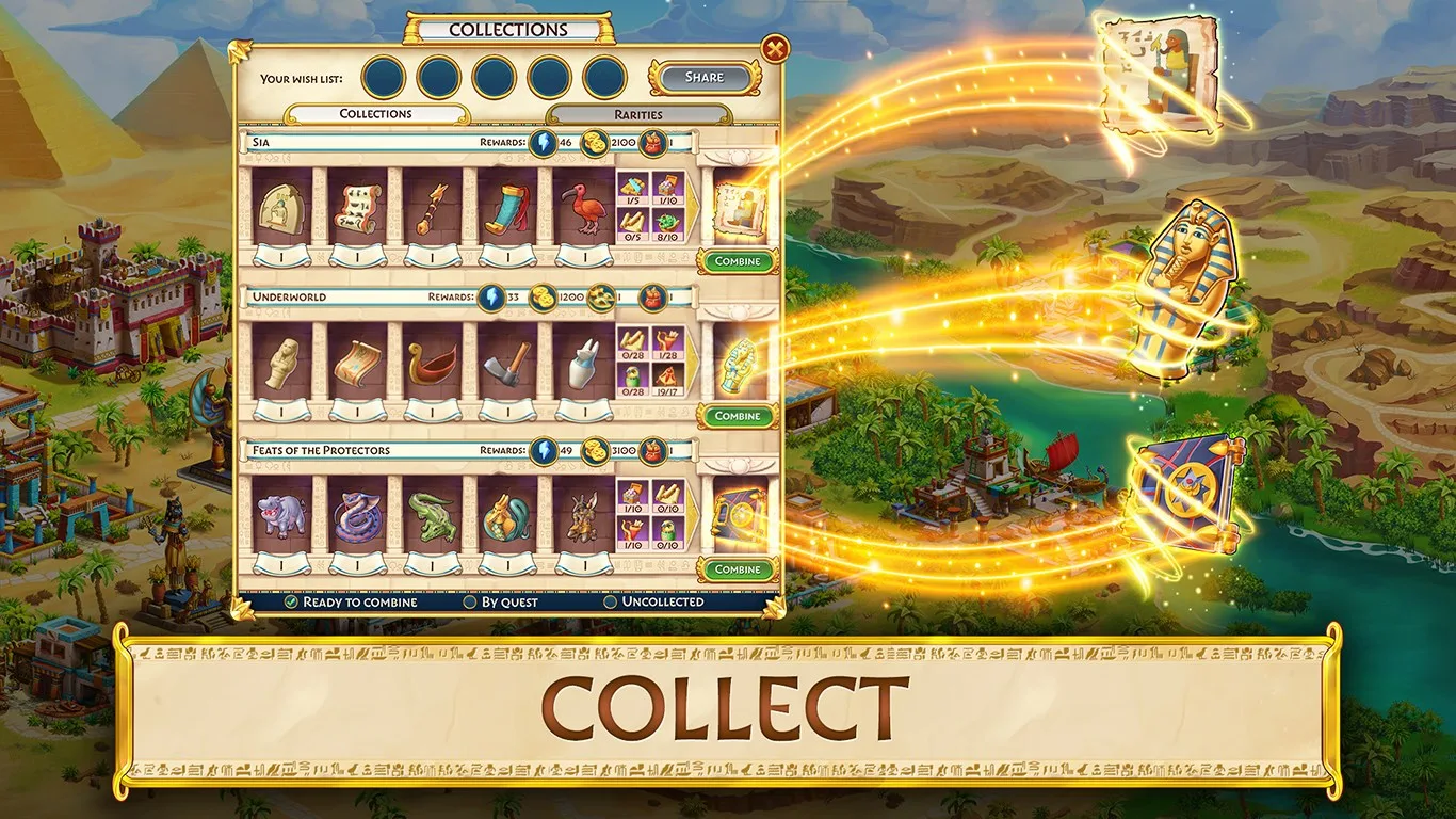 Jewels of Egypt: 3 в ряд screenshot 4
