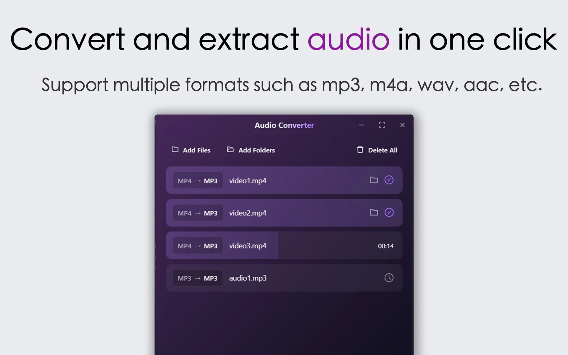 Аудио Конвертер – MP3 Конвертер screenshot 1