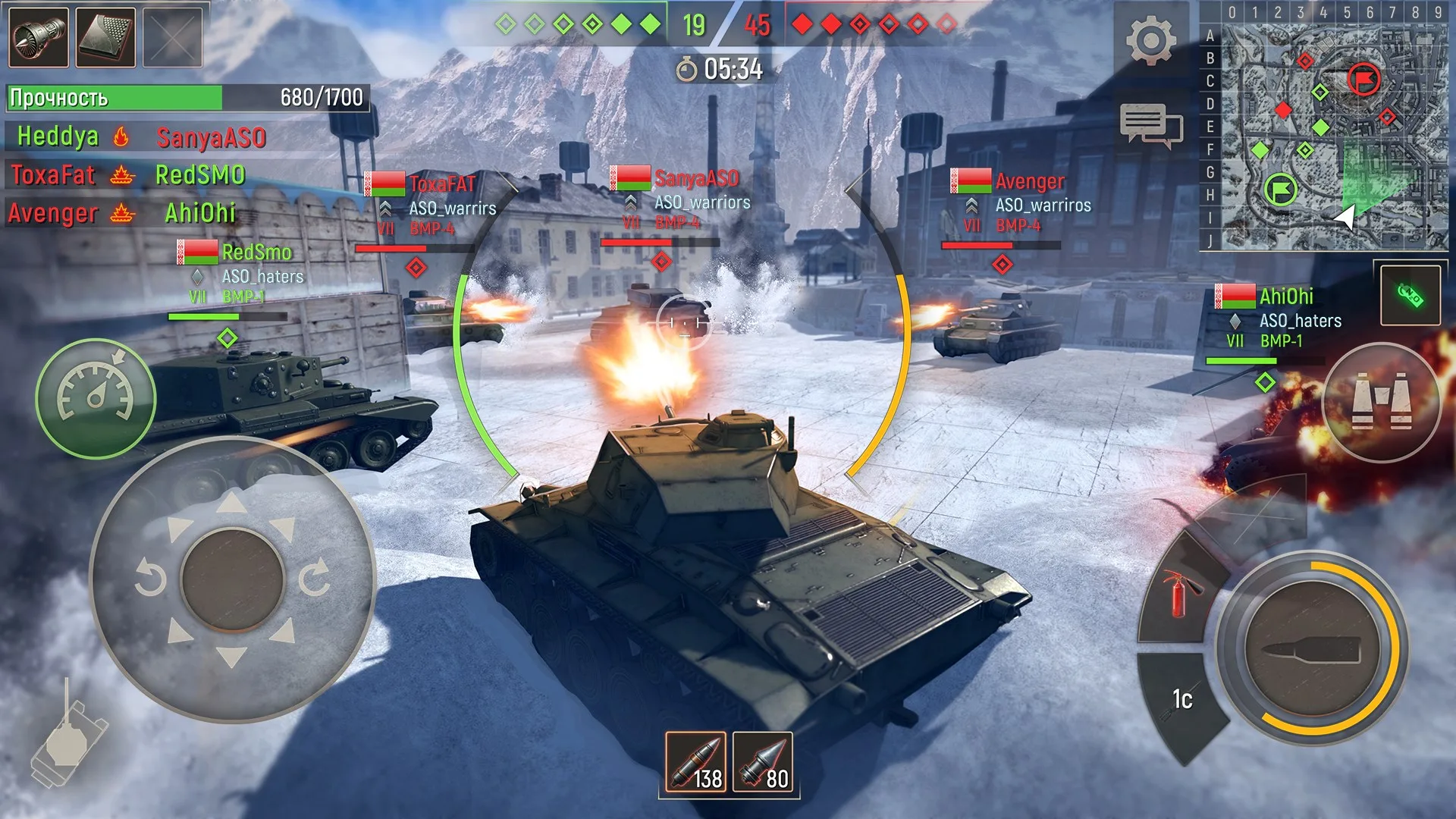 Battle Tanks: Танки Симулятор Війна Стратегія screenshot 4