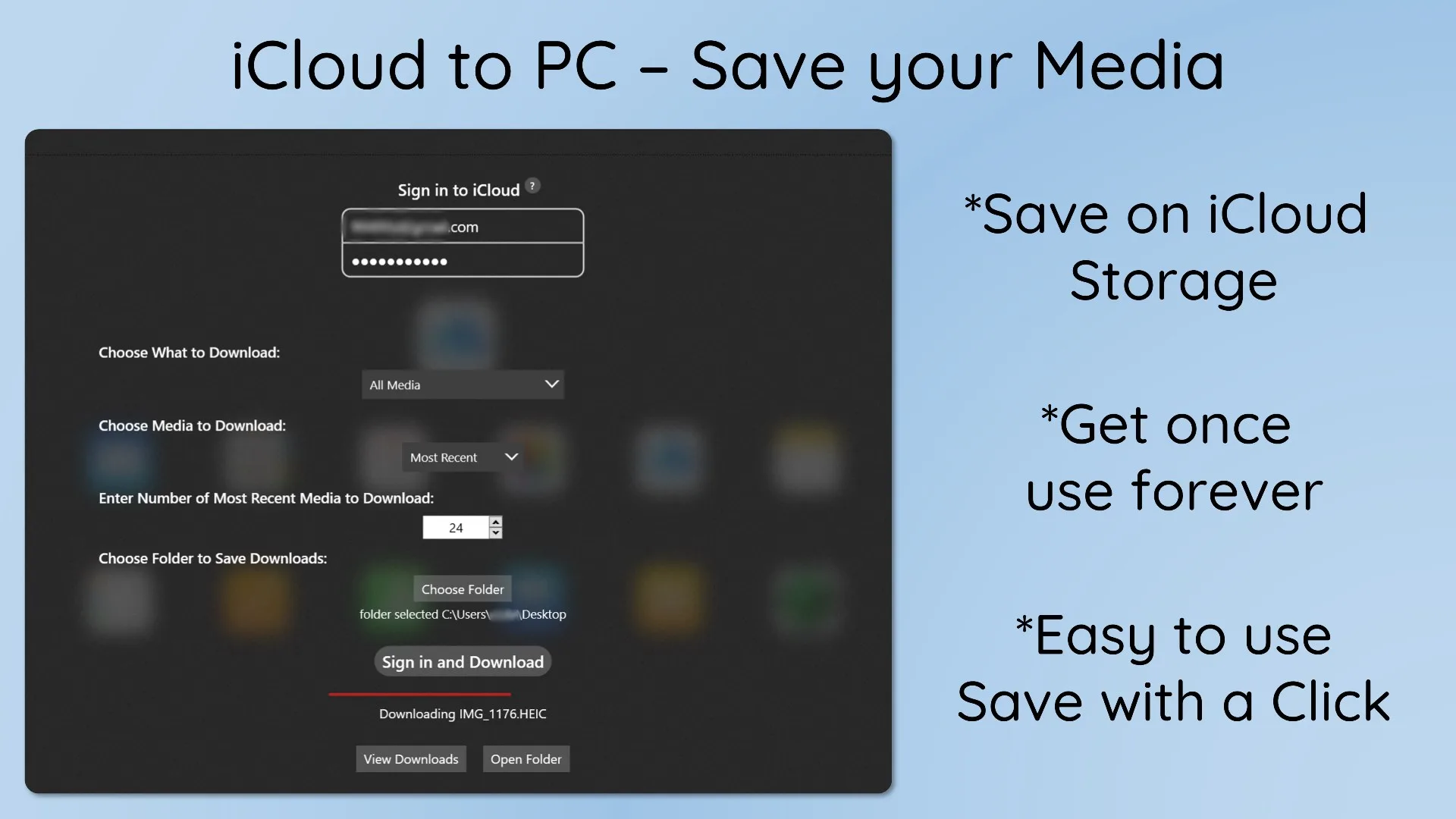 iDevice Cloud downloader screenshot 1