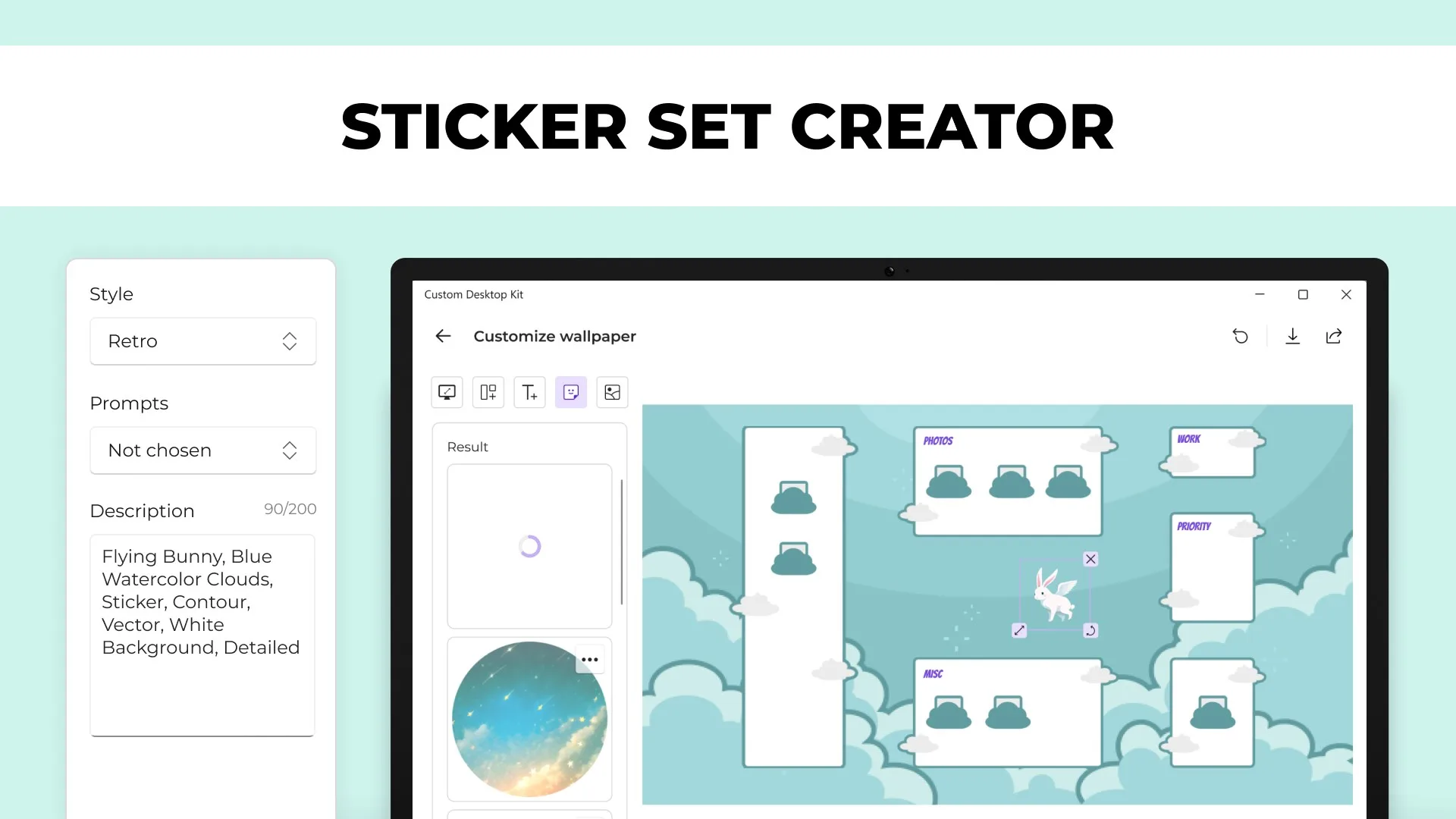 Custom Desktop Kit - Aesthetic themes & wallpapers screenshot 2