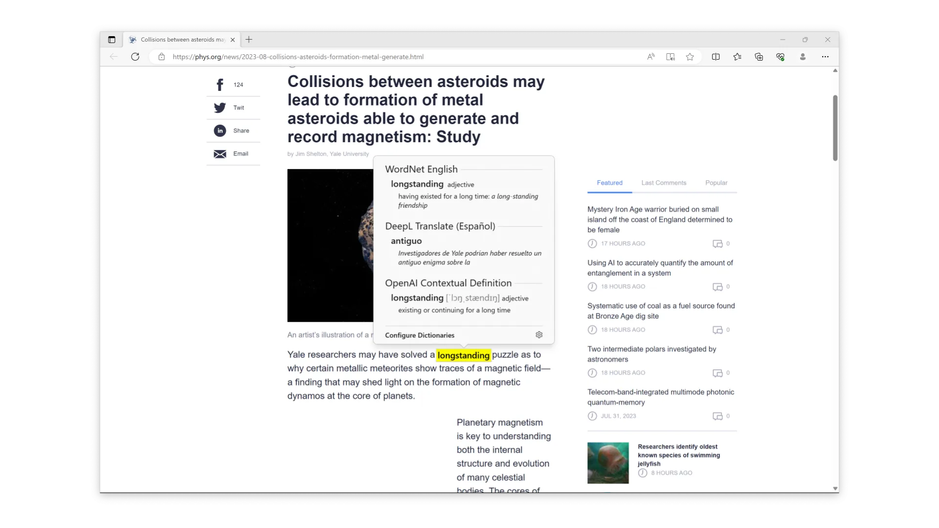 Lookupper - экранный переводчик и словарь screenshot 1