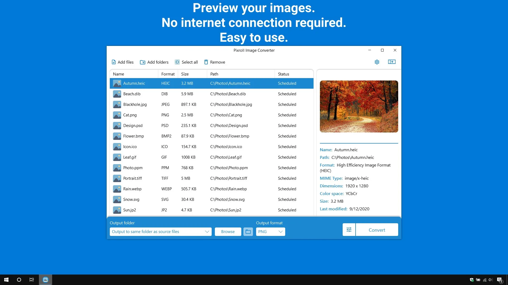 Pixroll Image Converter Lite screenshot 4
