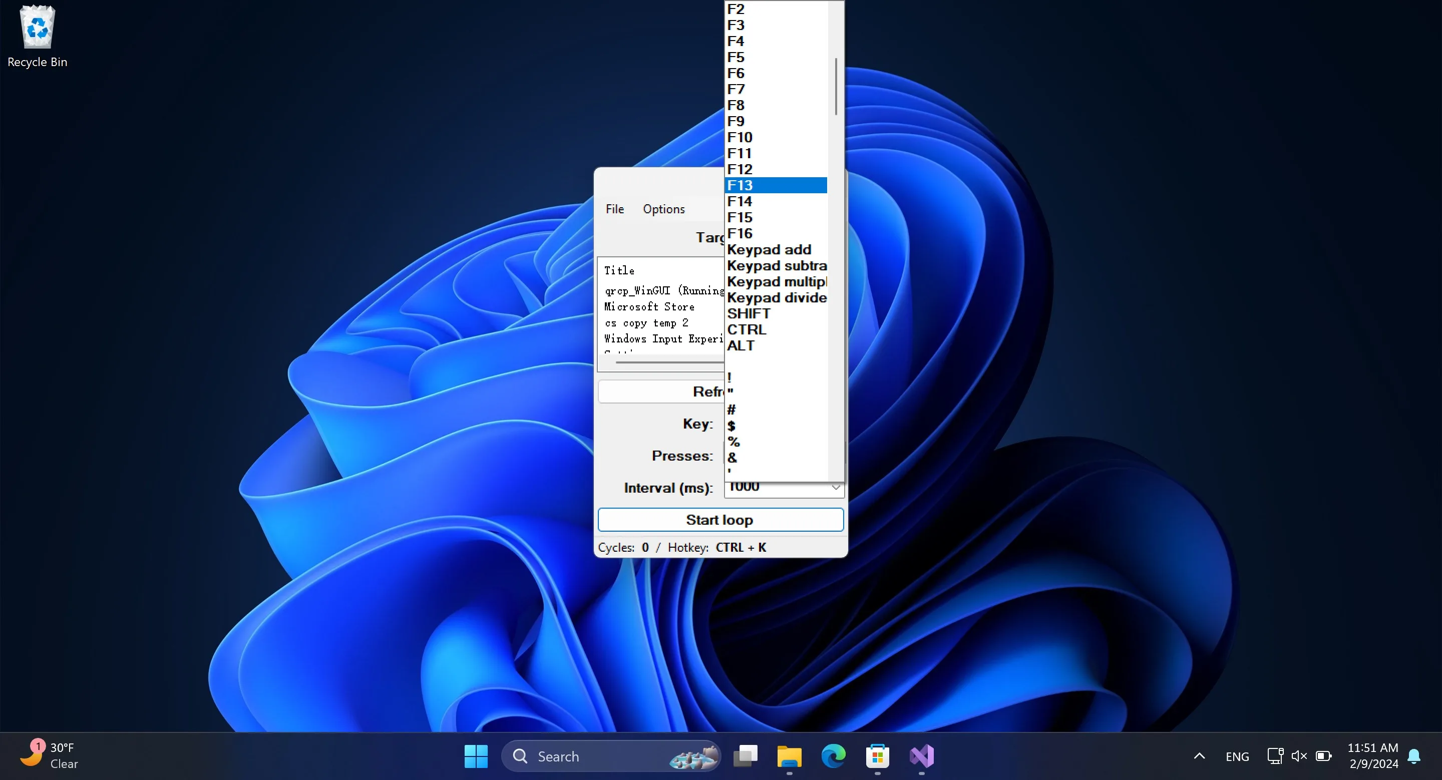 Auto Key Presser : Key holder screenshot 2