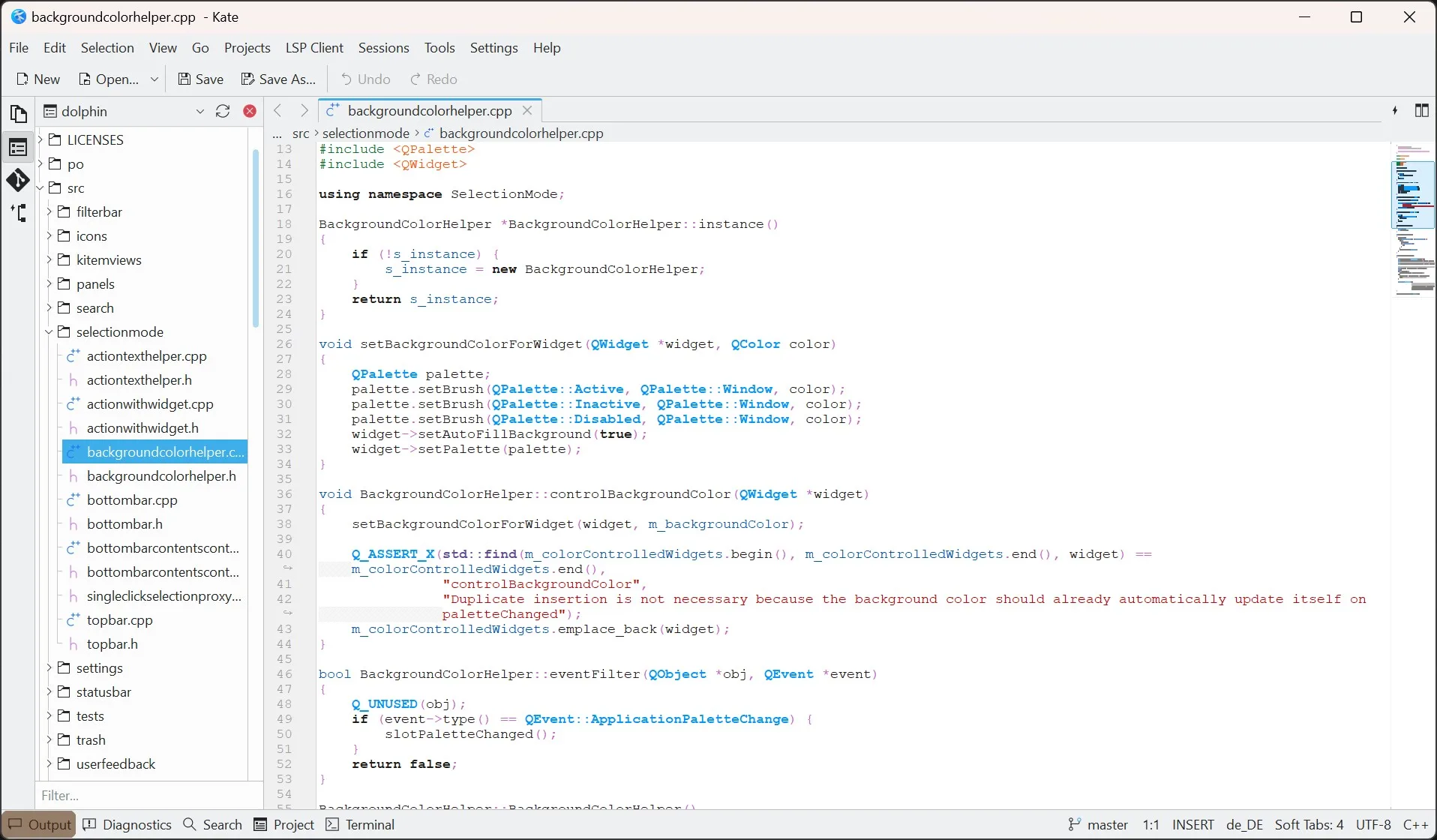 Kate screenshot 2