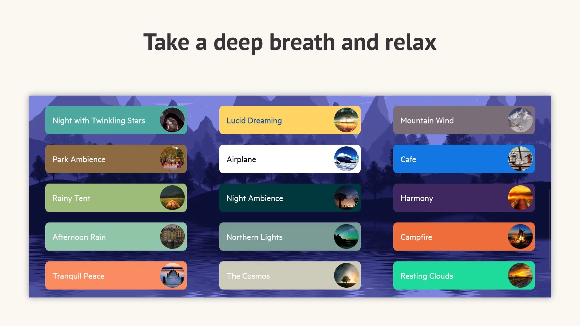 Música de meditación screenshot 2