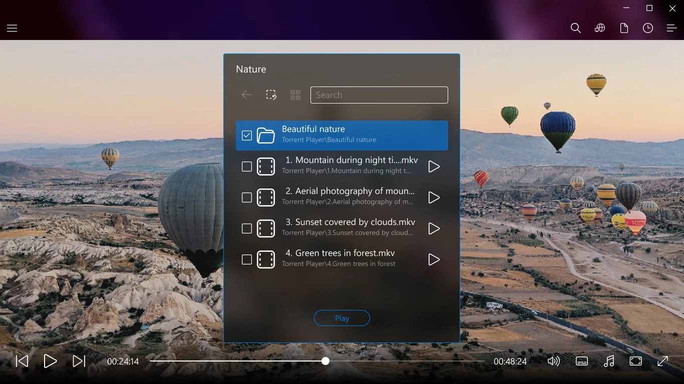 Torrent Player PRO screenshot 2