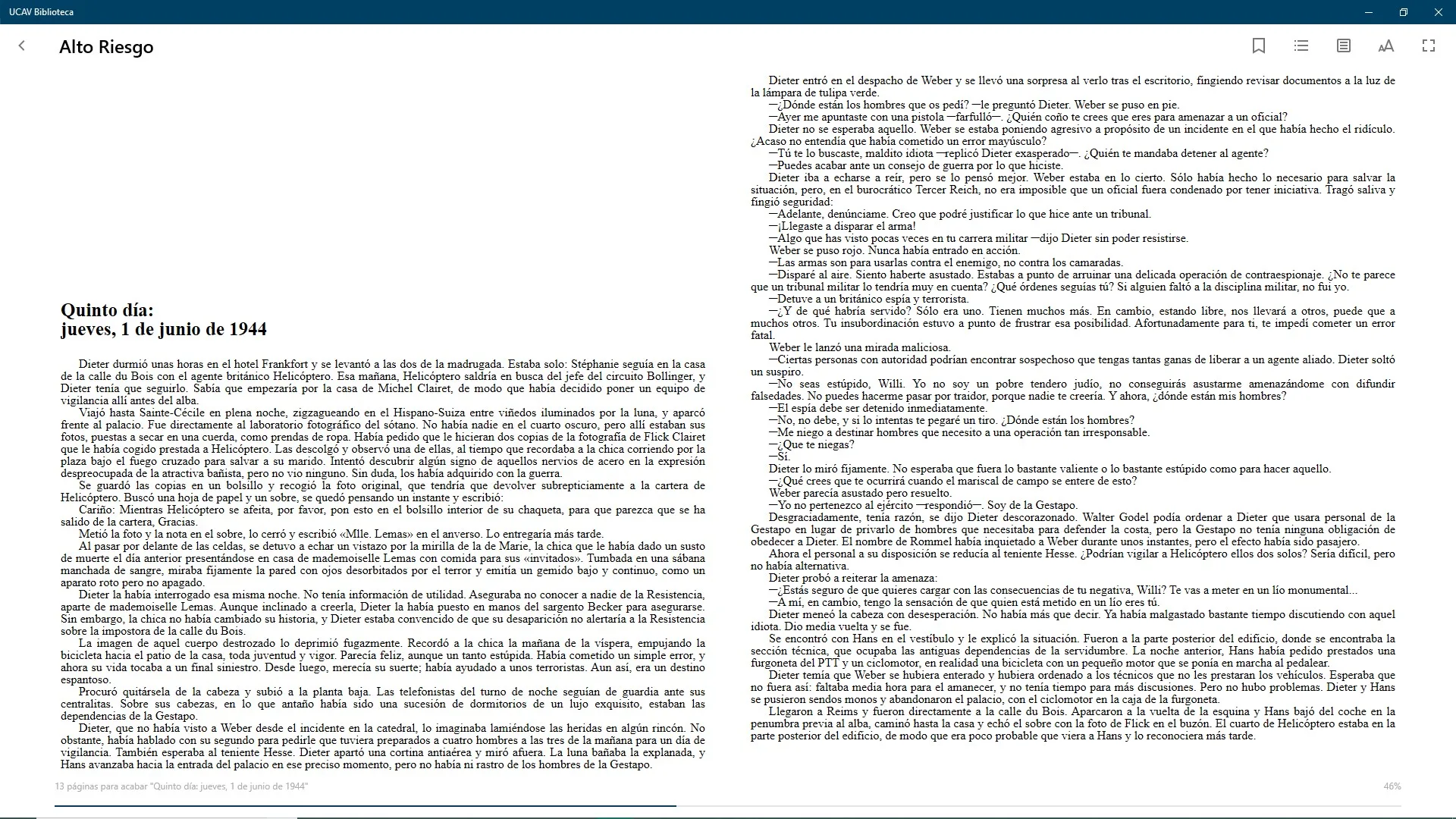 UCAV Biblioteca screenshot 1