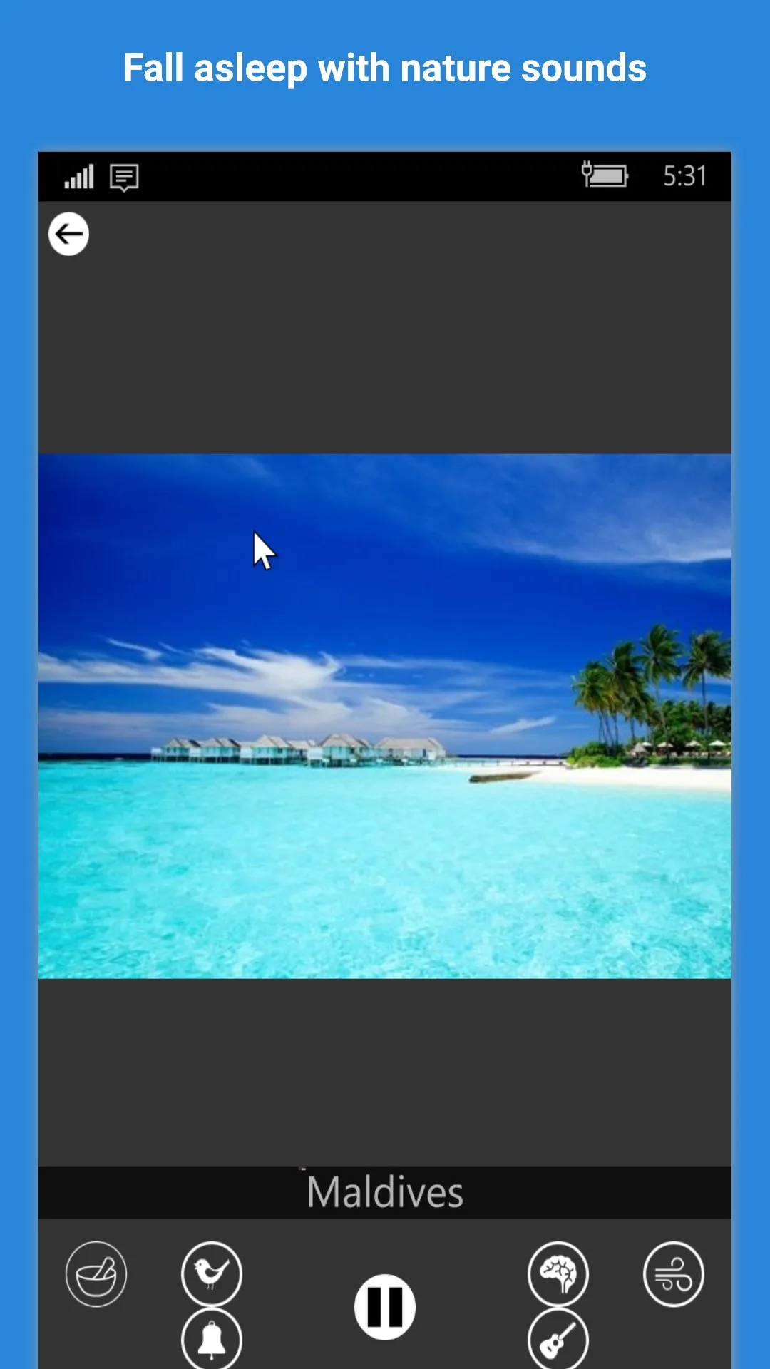 Sonidos relajantes de agua screenshot 1