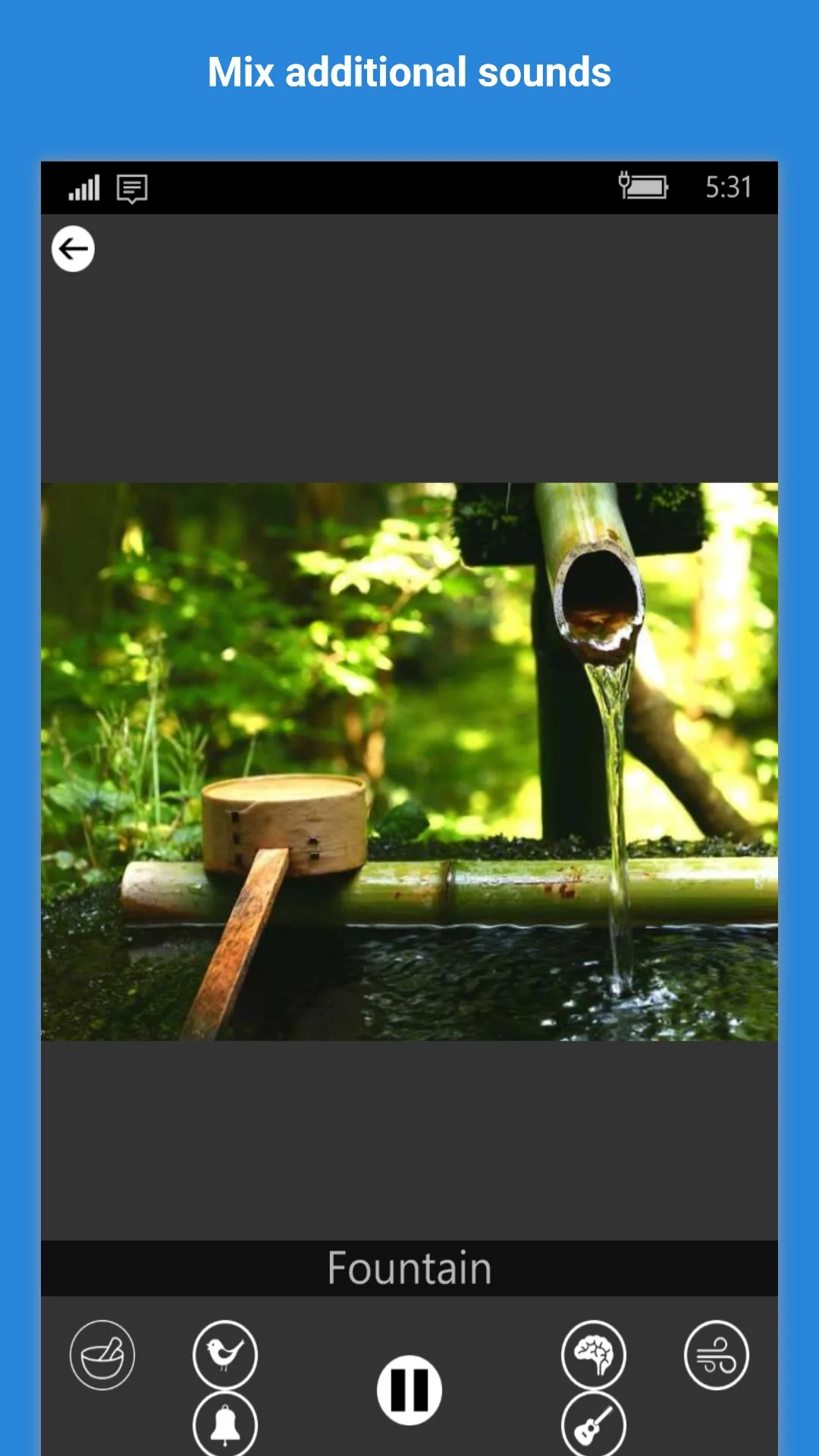 Sonidos relajantes de agua screenshot 2