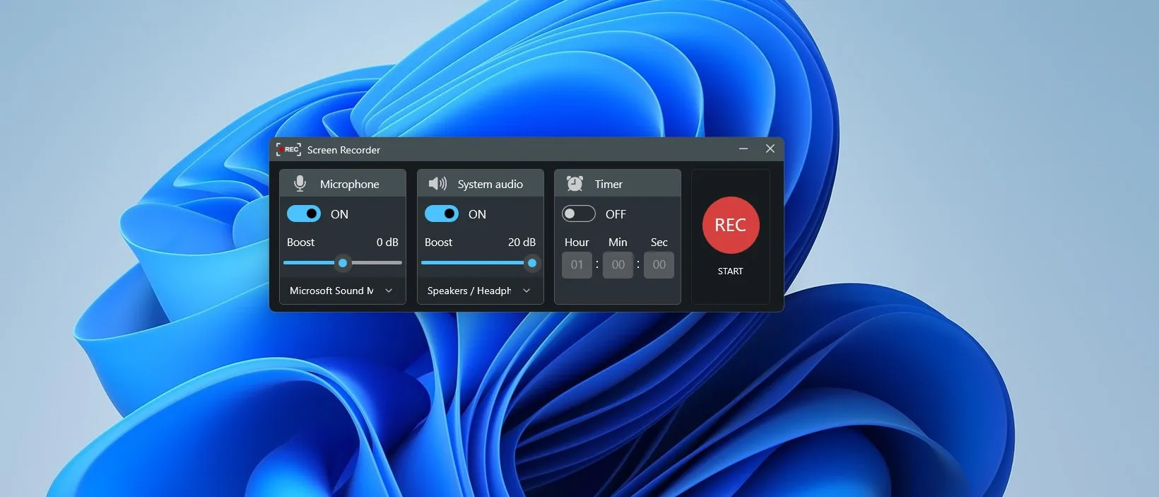 Record Screen - Video & Audio Recorder screenshot 1