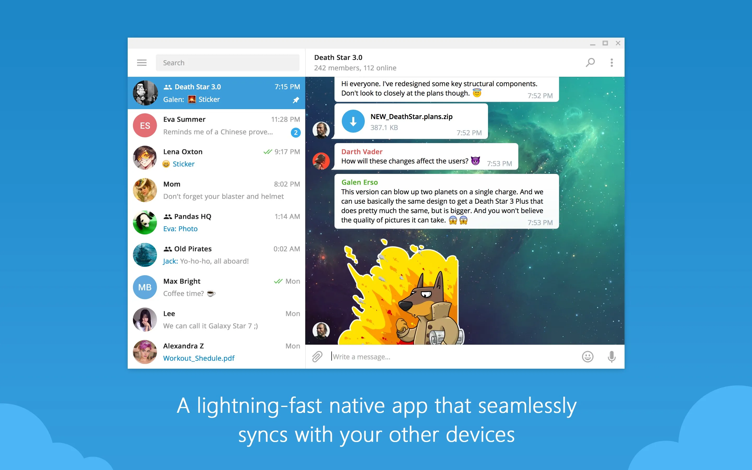 Telegram Desktop for Windows screenshot 2