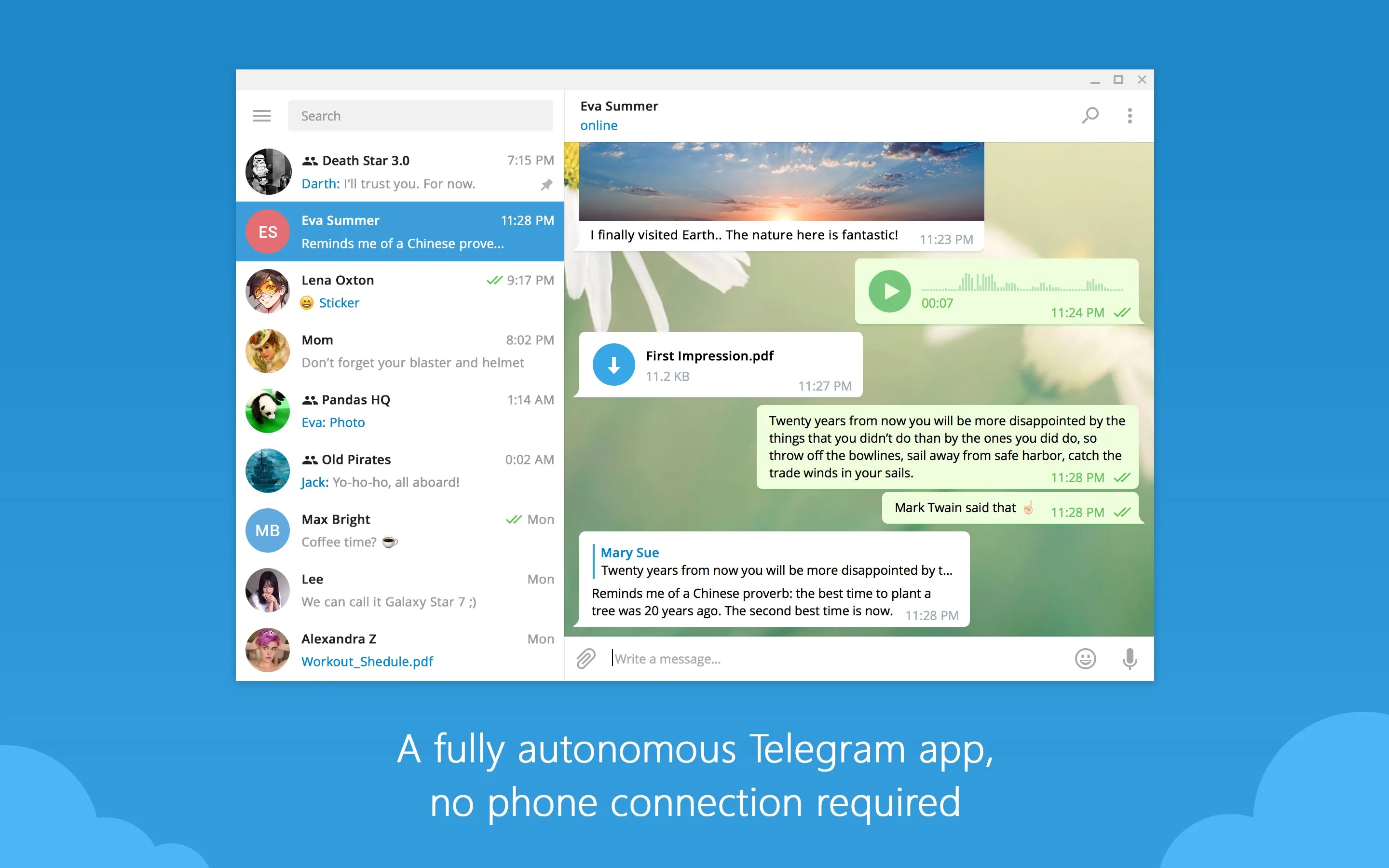 Telegram Desktop for Windows screenshot 3