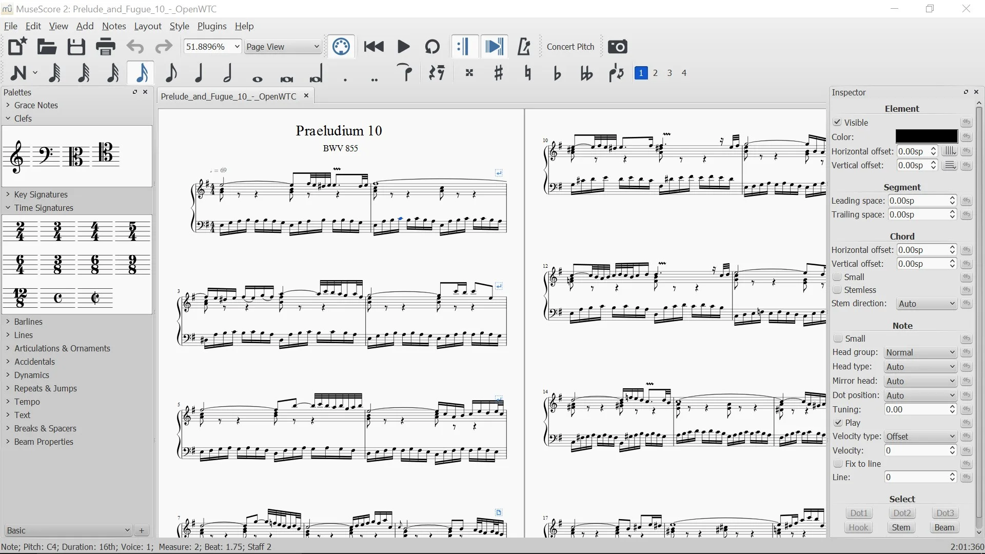 MuseScore 3 screenshot 1