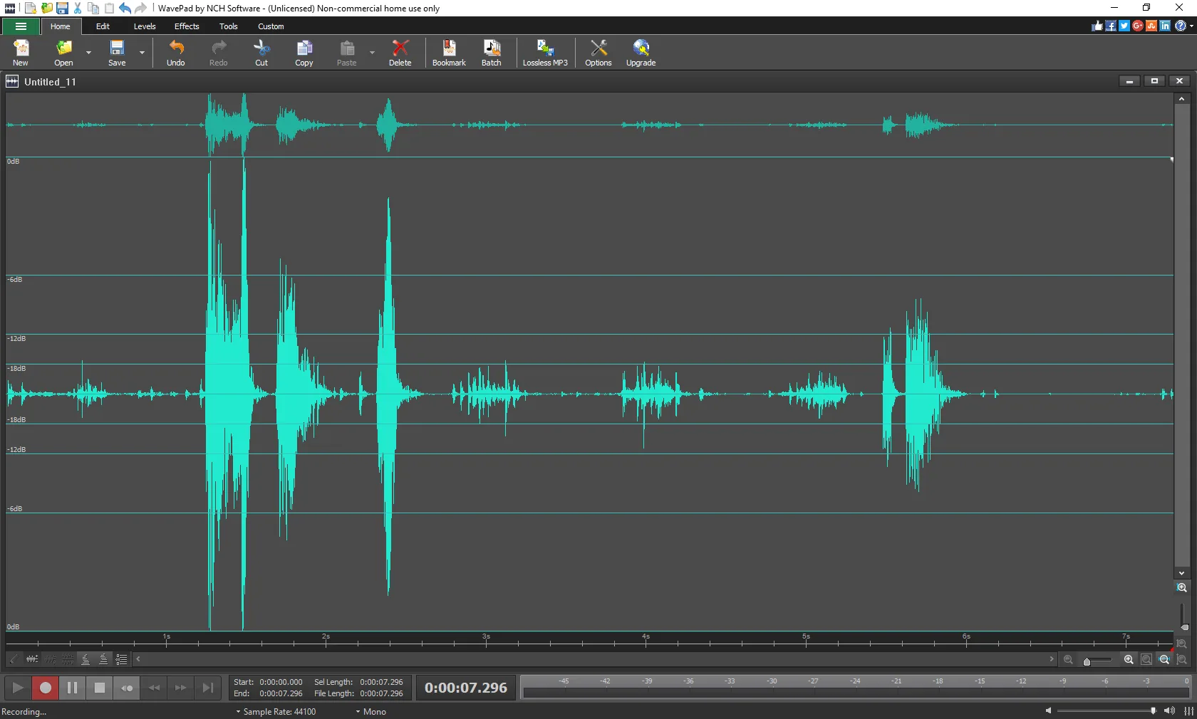 WavePad Audio Editor Software Express Edition screenshot 3