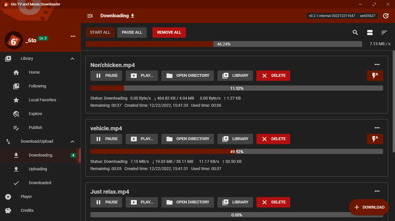 6to загрузчик телепередач и фильмов screenshot 2