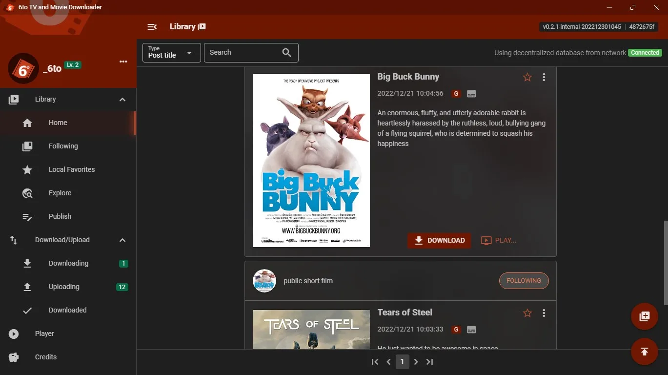 6to загрузчик телепередач и фильмов screenshot 4