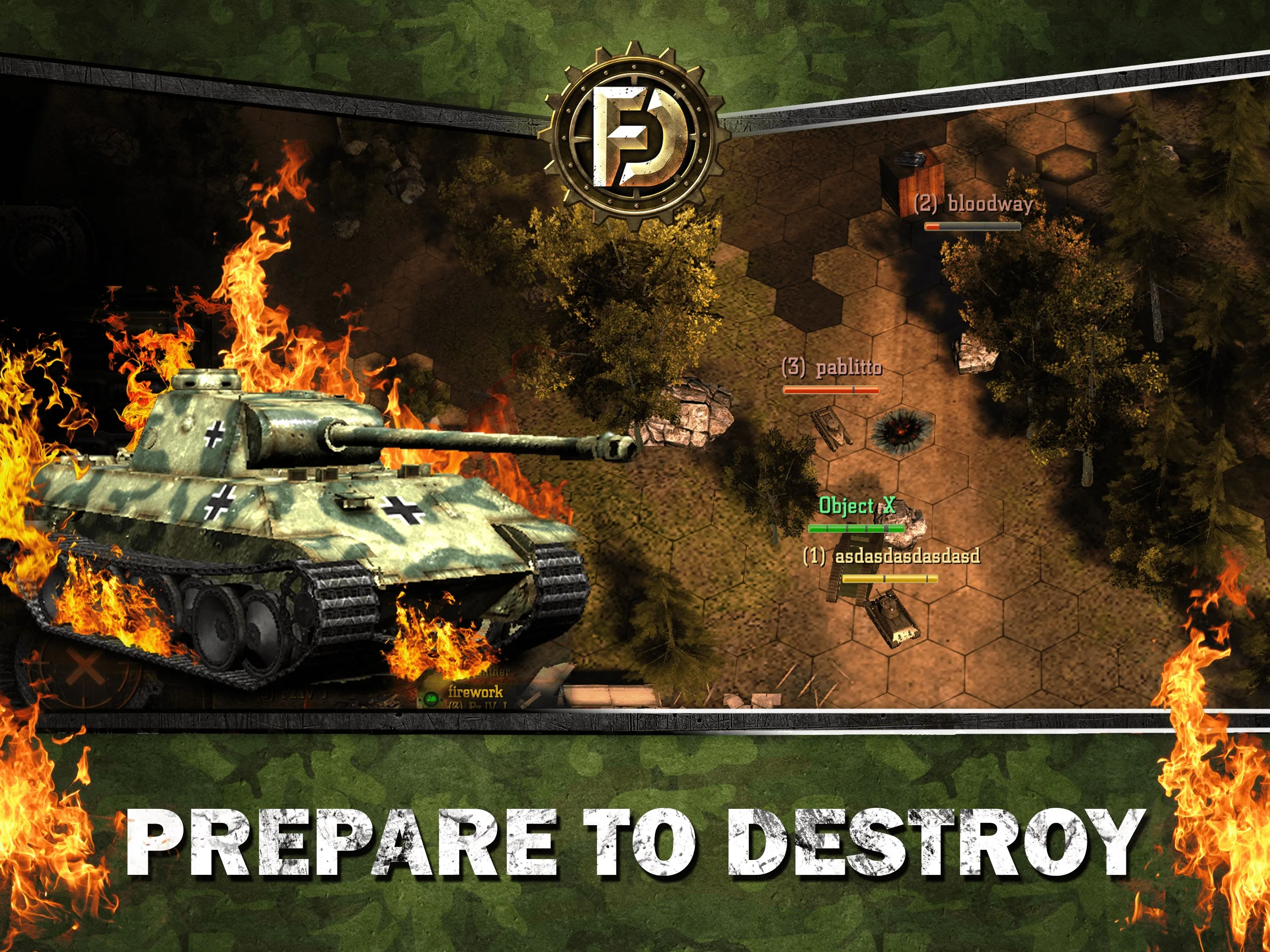 Find & Destroy: Tank Strategy screenshot 1