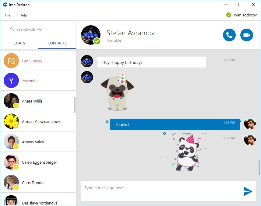 imo video calls and chat HD screenshot 4