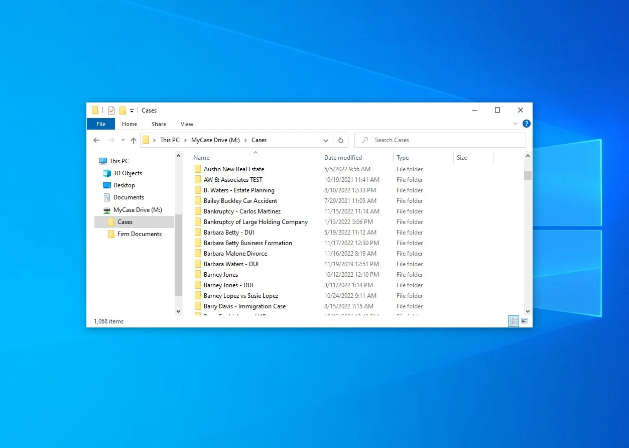 MyCase Desktop screenshot 1
