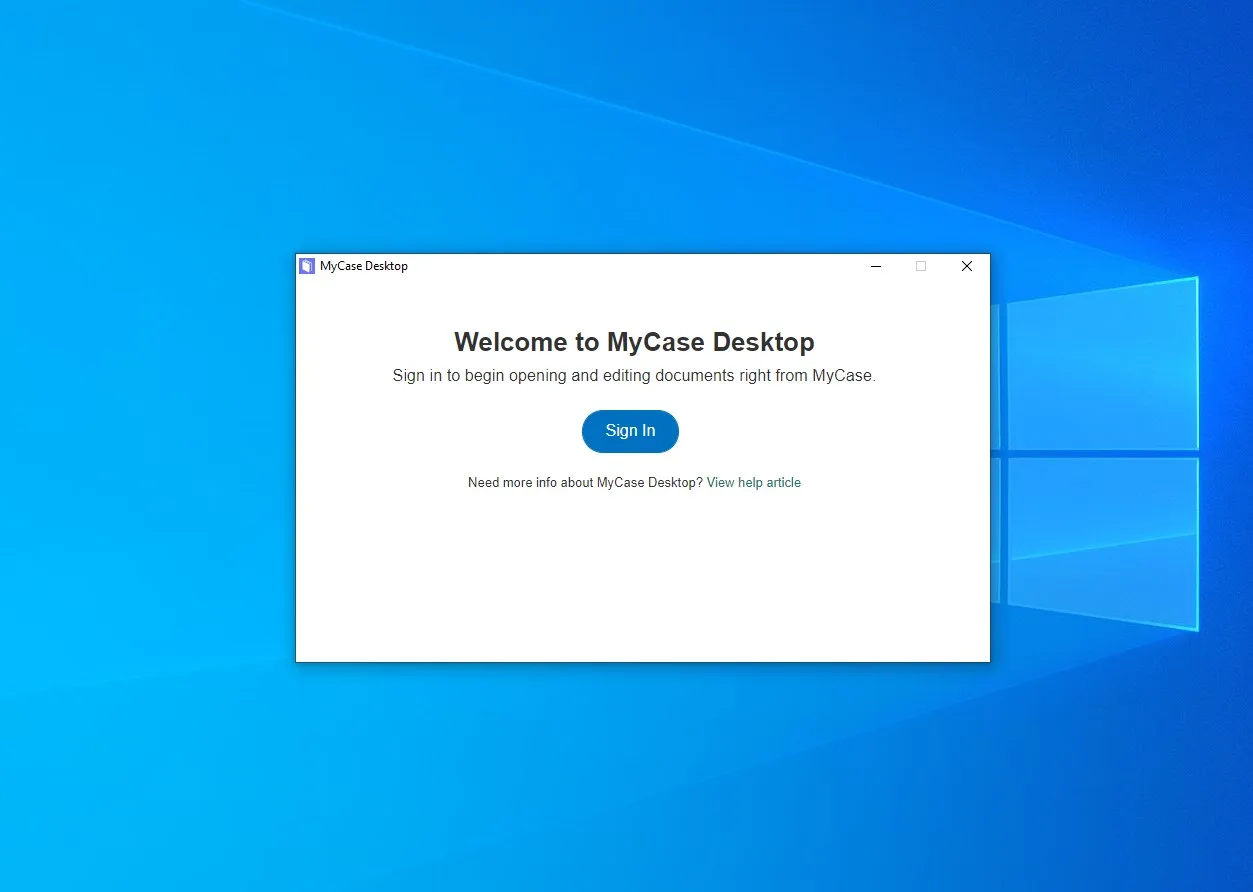 MyCase Desktop screenshot 3
