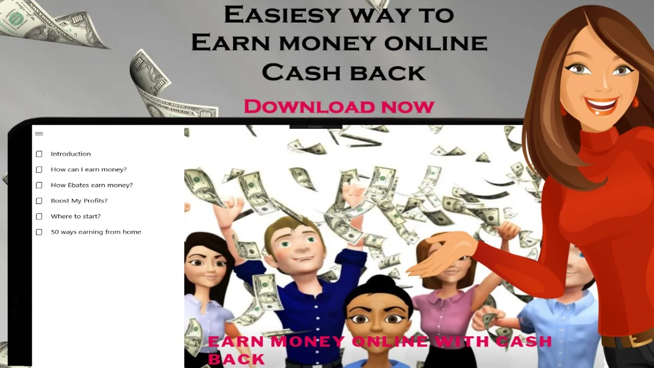 Earn money online using cash back screenshot 1