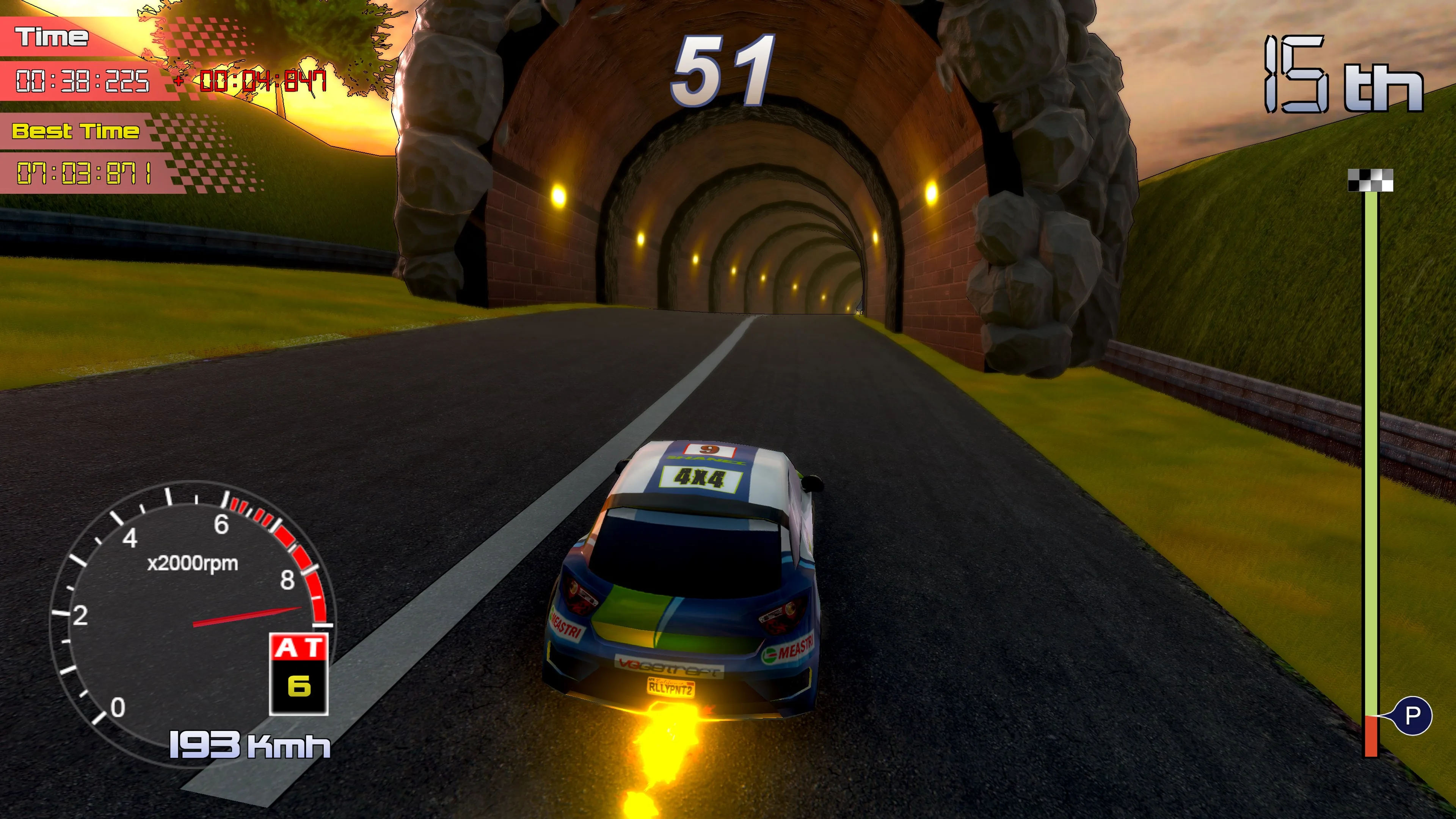 Rally Rock 'N Racing screenshot 2