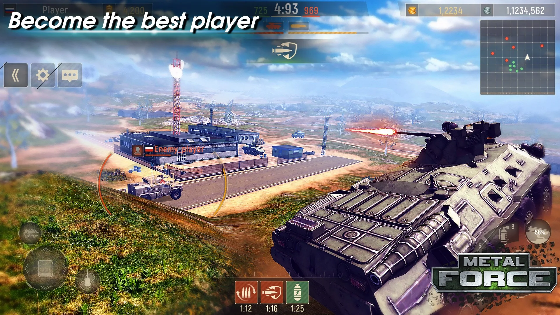 Metal Force: Army Tank Games screenshot 3