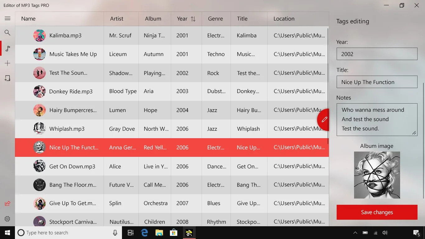 Editor of MP3 Tags PRO screenshot 3