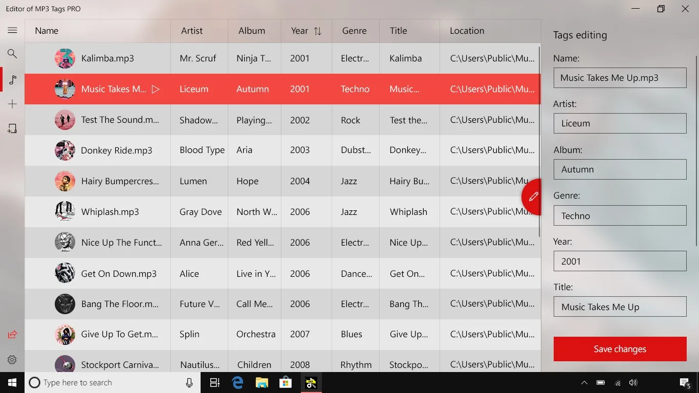 Editor of MP3 Tags PRO screenshot 5