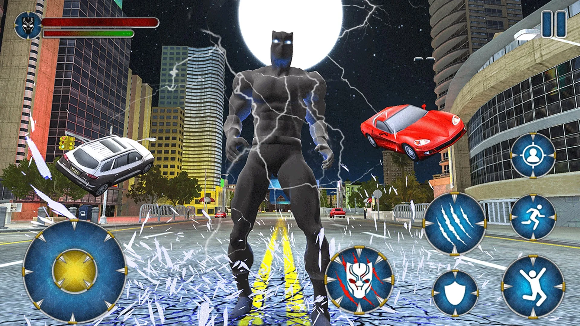 Grand Black Superhero Panther: Superstar City Survival screenshot 2