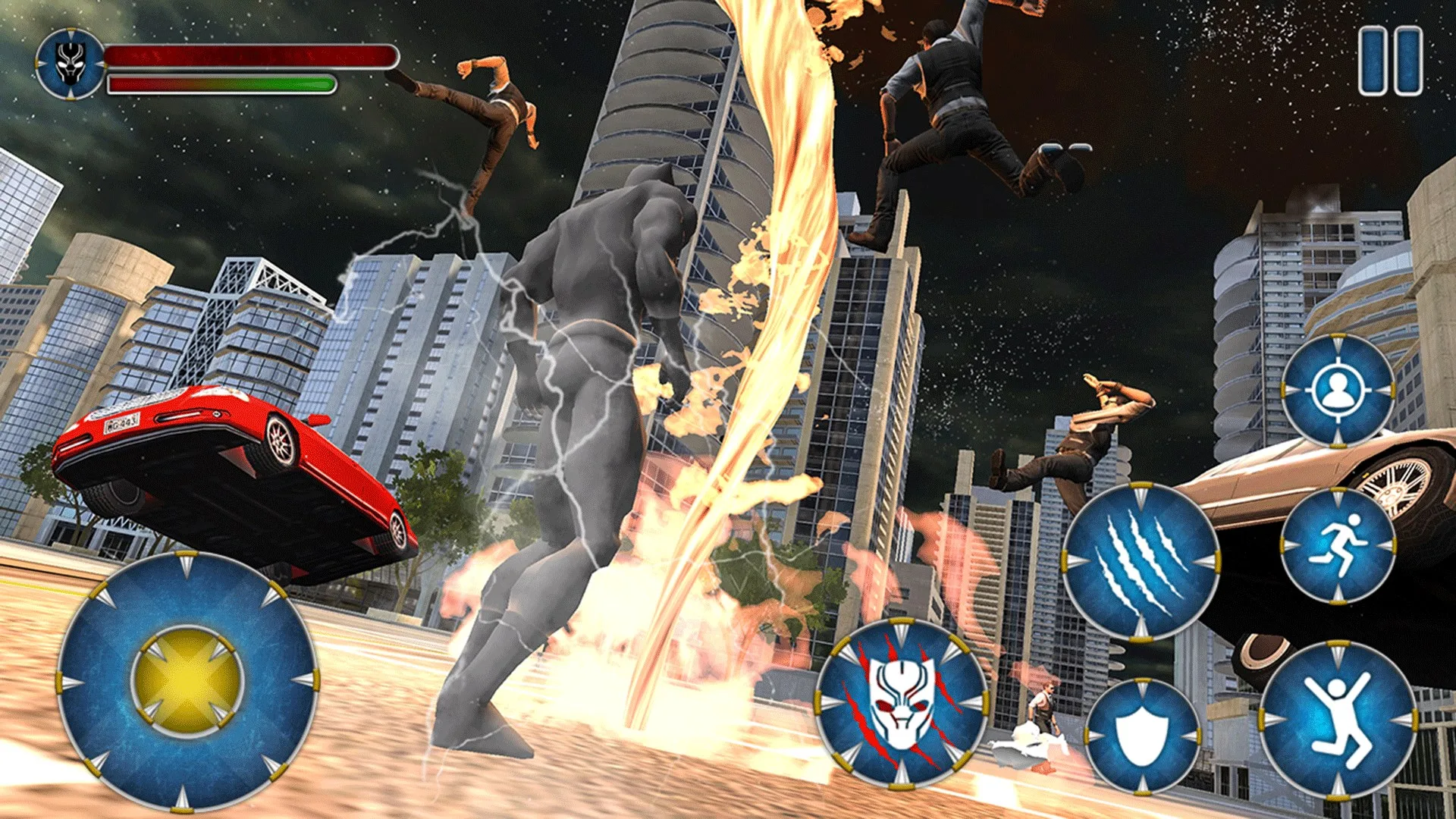 Grand Black Superhero Panther: Superstar City Survival screenshot 5