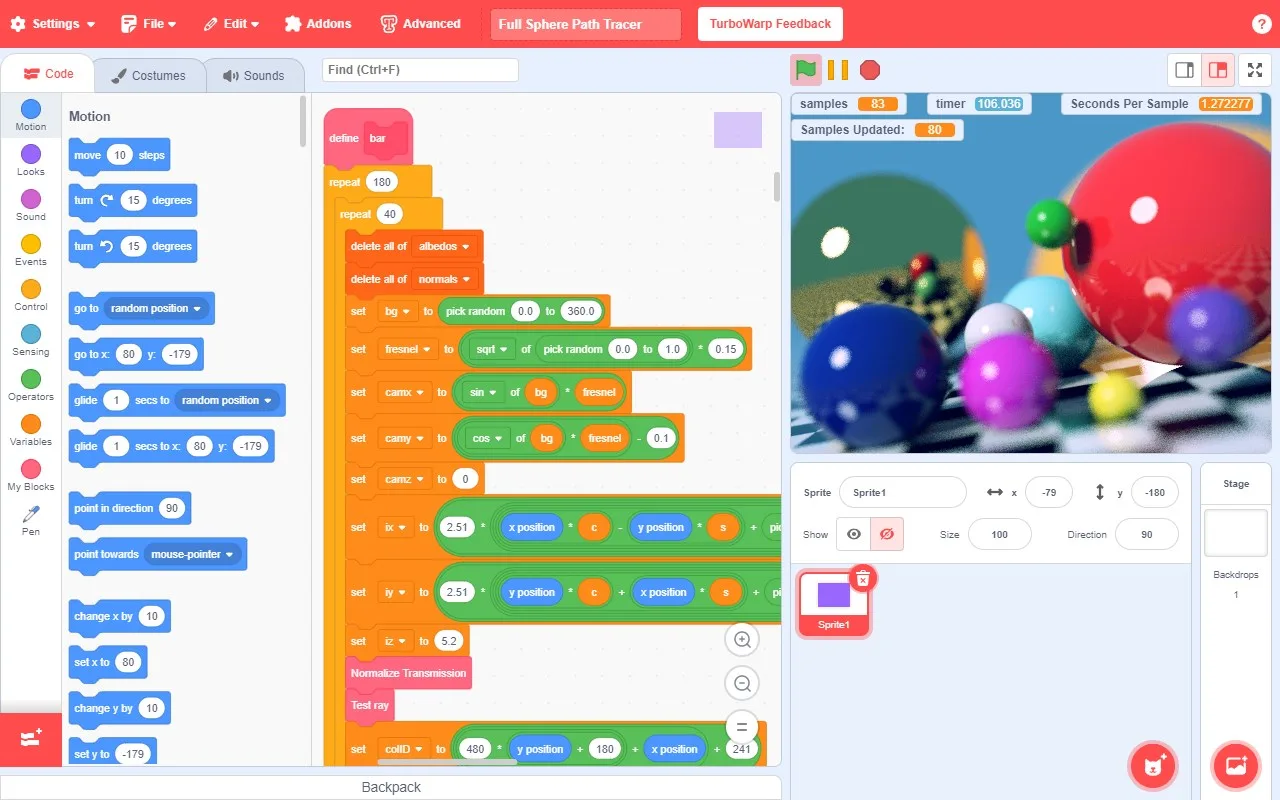 TurboWarp screenshot 3